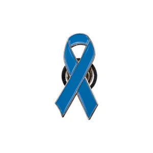 Prostate Cancer Awareness Logo Metal Badges with Magnet Attachment - Image 1