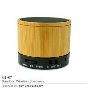 Bamboo Bluetooth Speakers V4.2 - Image 5