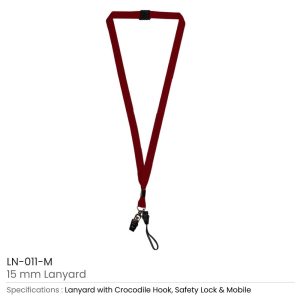 Lanyards with Crocodile Clip, Mobile Holders & Safety Lock - Image 10