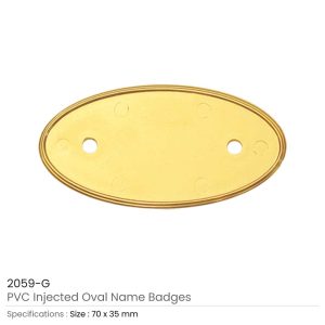 PVC Injected Oval Logo Badges - Image 3