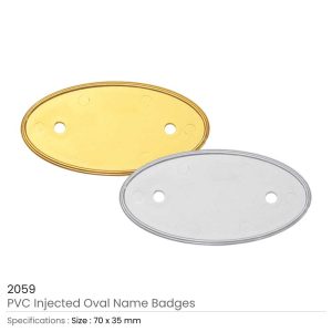 PVC Injected Oval Logo Badges - Image 5