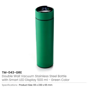 Smart Temperature LED Display Bottles in Soft Touch Finish - 500ml - Image 9