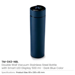 Smart Temperature LED Display Bottles in Soft Touch Finish - 500ml - Image 10