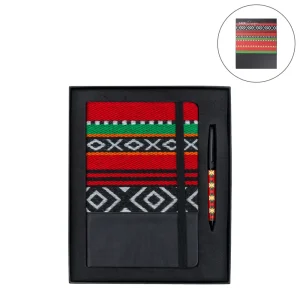 Notebook and Pen Giftset in Traditional SADU Designs - Image 1